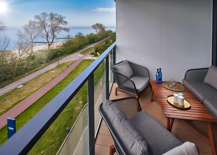 Seaside Park Prywatny 405 Z Widokiem Na Morze Appartamento Kołobrzeg